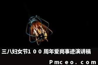 三八妇女节100周年爱岗事迹演讲稿